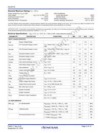 ISL59118IRUZ-T7 Datasheet Page 2