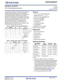 ISL59445IR-T7 Datasheet Cover