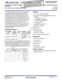 ISL59481IRZ-T13 Datasheet Cover