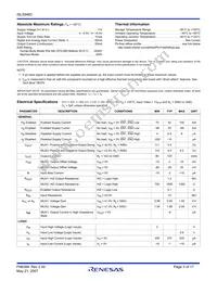 ISL59483IRZ-T13 Datasheet Page 3