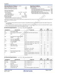 ISL59530IRZ Datasheet Page 5