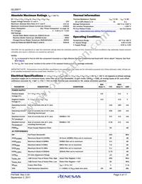 ISL59911IRZ-T7 Datasheet Page 4