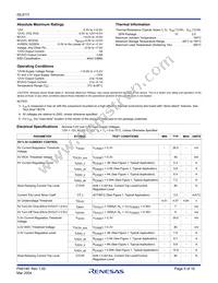 ISL6111CRZA-T Datasheet Page 5