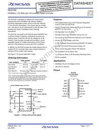ISL6160CB-T Datasheet Cover