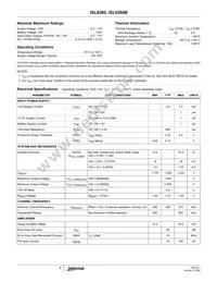 ISL6260CRZ-T Datasheet Page 4