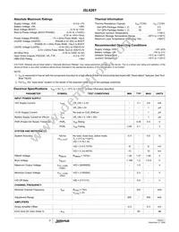 ISL6261CR7Z-T Datasheet Page 3
