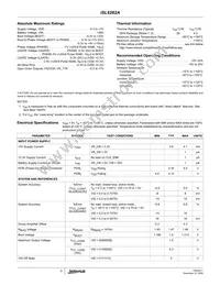 ISL6262ACRZ-T Datasheet Page 3