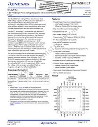 ISL6263CHRZ-T Datasheet Cover