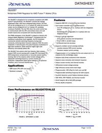 ISL6267HRZ Datasheet Cover