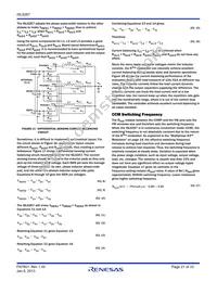 ISL6267HRZ Datasheet Page 21