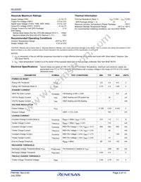 ISL6292DCRZ Datasheet Page 2