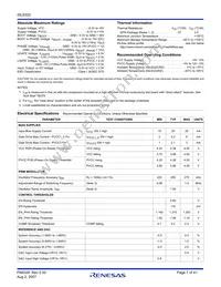 ISL6322IRZ-T Datasheet Page 7