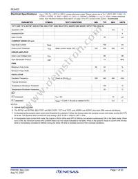 ISL6422ERZ-T Datasheet Page 7