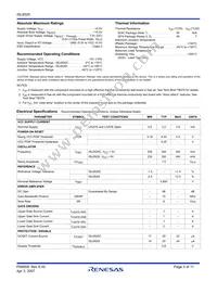 ISL6520CRZ-T Datasheet Page 3