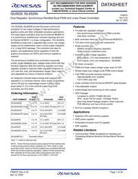 ISL6529CR-T Datasheet Cover