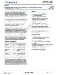 ISL6564IR-T Datasheet Cover