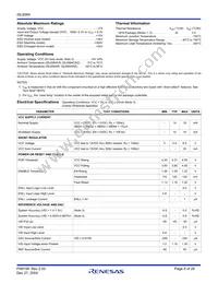 ISL6564IR-T Datasheet Page 8