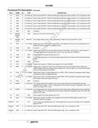 ISL6580CR-T Datasheet Page 5