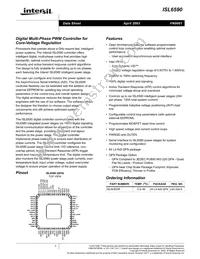 ISL6590DR-T Datasheet Cover