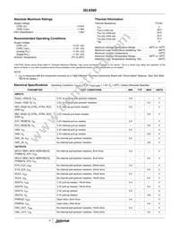 ISL6590DR-T Datasheet Page 3