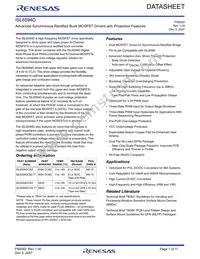 ISL6594DCBZ-T Datasheet Cover