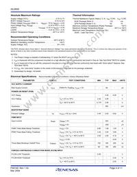 ISL6608IRZ-T Datasheet Page 4