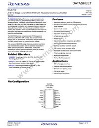 ISL6752AAZA-T Datasheet Cover