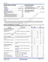 ISL76123AHZ-T7A Datasheet Page 3