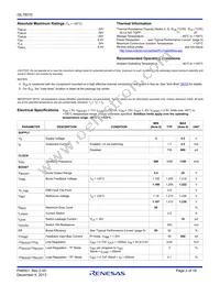 ISL78010ANZ Datasheet Page 2