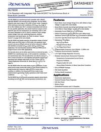 ISL78200AVEZ-T Datasheet Cover