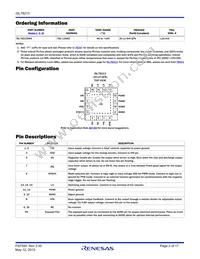 ISL78213ARZ Datasheet Page 2