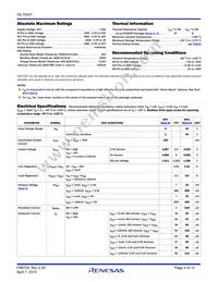 ISL78301FVEAZ Datasheet Page 4