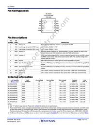 ISL78302ARFWZ-T7A Datasheet Page 3
