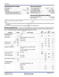 ISL78302ARFWZ-T7A Datasheet Page 4