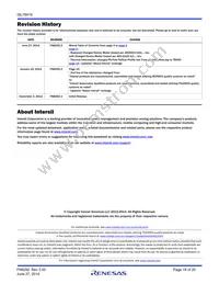 ISL78419ARZ-T Datasheet Page 19