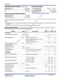 ISL8009BIRZ-T Datasheet Page 3