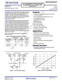 ISL80101IR50Z Datasheet Cover