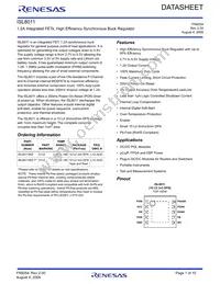 ISL8011IRZ-T Datasheet Cover