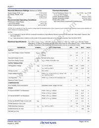 ISL8011IRZ-T Datasheet Page 2