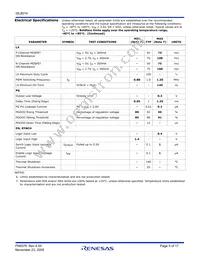 ISL8014IRZ Datasheet Page 5