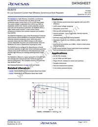 ISL8018IRAJZ Datasheet Cover