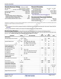ISL8036AIRZ-T Datasheet Page 8