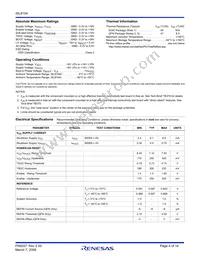ISL8104CBZ-T Datasheet Page 4