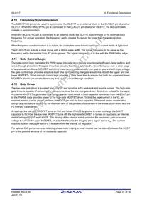 ISL8117FVEZ Datasheet Page 21