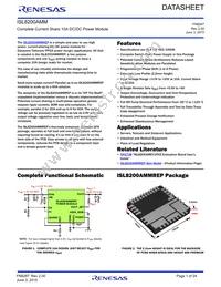 ISL8200AMMREP-T Datasheet Cover