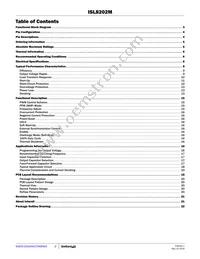 ISL8202MIRZ-T Datasheet Page 2