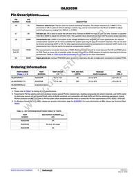 ISL8205MIRZ-T Datasheet Page 5