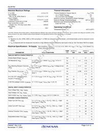 ISL84782IV-T Datasheet Page 3