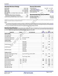 ISL85009FRZ-T Datasheet Page 5