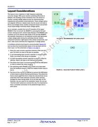 ISL85012FRZ-T7A Datasheet Page 17